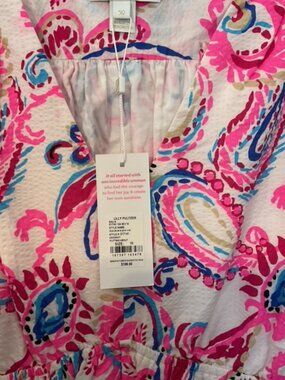 Lilly Pulitzer NWT,  Size 10, Deacon 3/4 Sleeve Dress